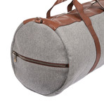 Duffel Bag // Gray + Brown