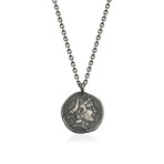 Ancient Silver Coin Necklace (60 cm // 24 in)