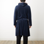 WESC // Emerson Shawl Hooded Robe // Navy Blazer (S)