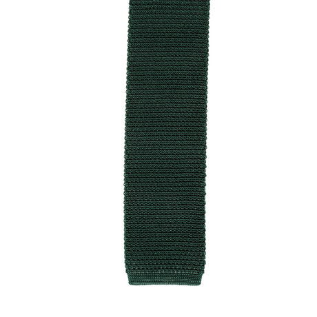 i Gemelli // Skinny Knit Tie // Emerald