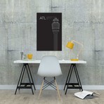 Atlanta (Hartsfield-Jackson) Tower (18"W x 26"H x 0.75"D)