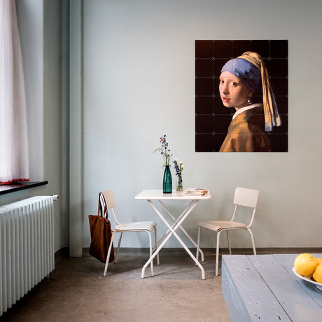 Girl with a Pearl Earring (Small (39.37"W x 47.24"H))