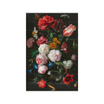 Still life with Flowers // De Heem (Small (31.5"W x 47.24"H))