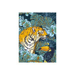 Tiger Jungle + Toucan Family (Small (31.5"W x 39.37"H))