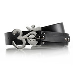 Polished Ohm Belt // Black (Size 42)