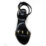 Leather Peep Toe Heel V2 // Black (Euro: 37)
