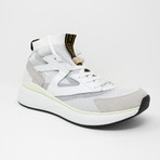 Men's Leather + Mesh Sneaker // White (Euro: 39)