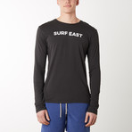 Surf East Long Sleeve // Charcoal (L)