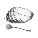 Marina Peltro Shell Ice Bucket + Spoon