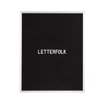 The Writer // Black Felt + Silver Aluminum Frame