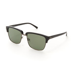 Zachariah TBM019 Square Polarized Sunglasses // Black