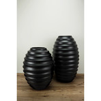 Stratus Vase // 24" (Black)