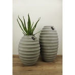 Stratus Vase // 24" (Concrete Gray)