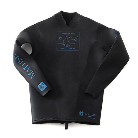 The Anniversary Edition Chapter 1 Wetsuit Jacket // Black + Blue (Small)
