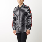 Terrell Slim-Fit Dress Shirt // Black (L)