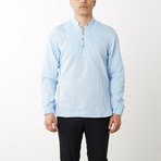 Anibal Slim-Fit Dress Shirt // Blue (2XL)