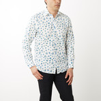 Roman Slim-Fit Dress Shirt // Turquoise (M)