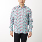 Nelson Slim-Fit Dress Shirt // Aqua (XL)