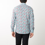 Nelson Slim-Fit Dress Shirt // Aqua (XL)