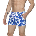 2" Barcelona Dry Cloth Swim Shorts // Cannabis Royal (XL)