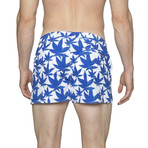 2" Barcelona Dry Cloth Swim Shorts // Cannabis Royal (M)