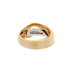 Vintage Staurino 18k Two-Tone Gold Diamond Ring // Ring Size: 6.5