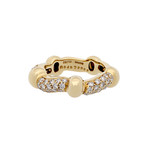 Vintage Boucheron 18k Yellow Gold Diamond Ring // Ring Size: 6