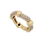 Vintage Boucheron 18k Yellow Gold Diamond Ring // Ring Size: 6