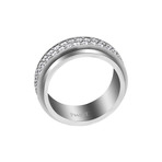 Vintage Piaget 18k White Gold Diamond Ring // Ring Size: 4.5