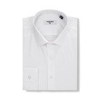 Joannes Slim Fit Cotton Shirt // White (L)