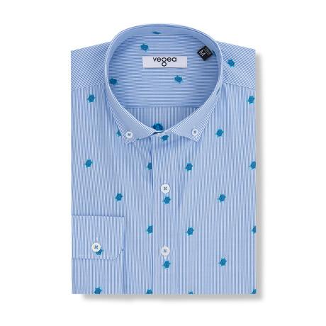 Kaden Button-Down Shirt // Blue (S)