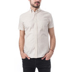 Bernstein Short-Sleeve Button Down // Beige (XL)