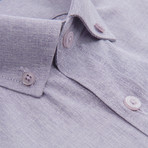 Berlioz Short-Sleeve Button Down // Purple (XS)