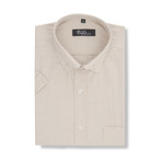 Bernstein Short-Sleeve Button Down // Beige (XL)