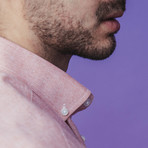 Giuseppe Short-Sleeve Button Down // Pink (L)
