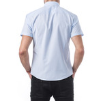 Faure Short-Sleeve Button Up // Blue (XL)