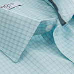 Elgar Short-Sleeve Button Up // Turquoise (XL)
