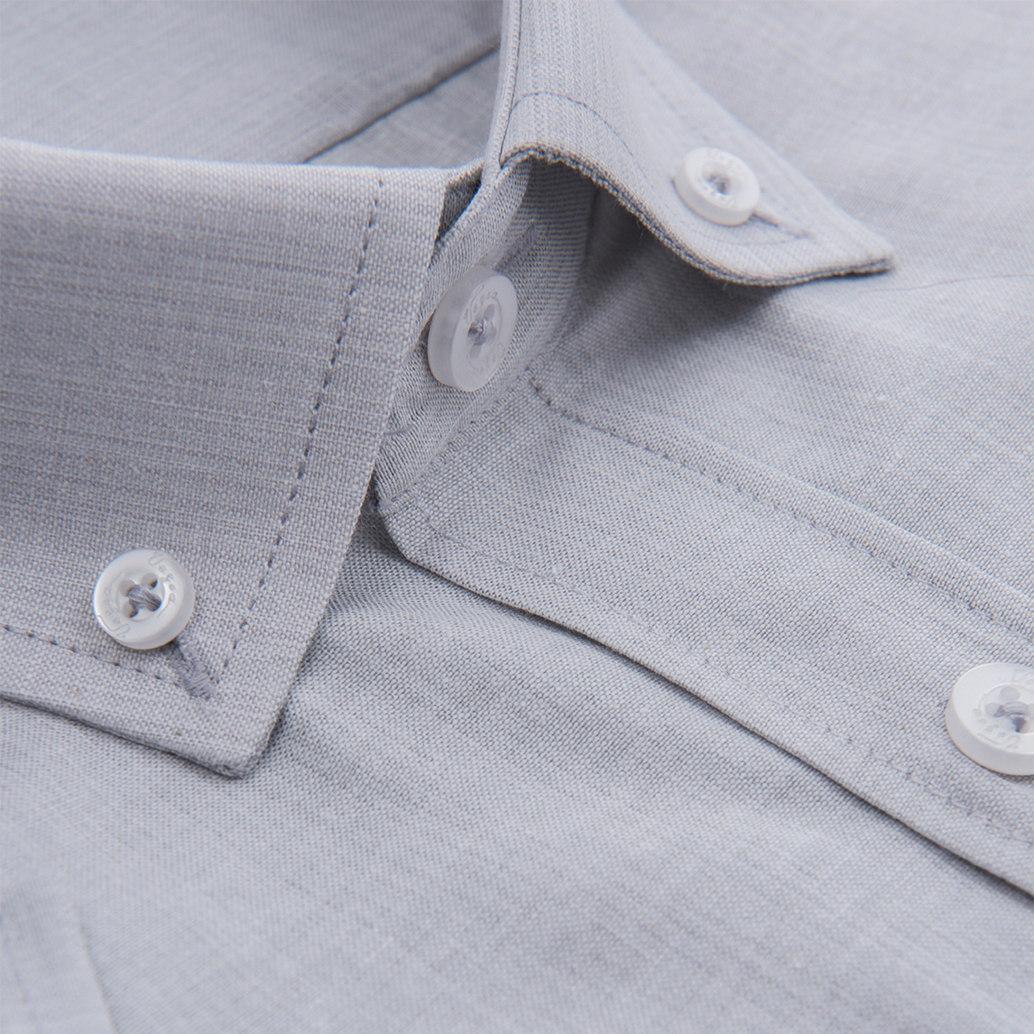Rimsky Short-Sleeve Button Down // Gray (S) - Vegea - Touch of Modern