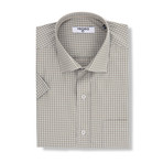 Vaughan Short-Sleeve Button Up // Khaki (XL)