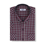 Giacomo Short-Sleeve Button Down // Red (L)