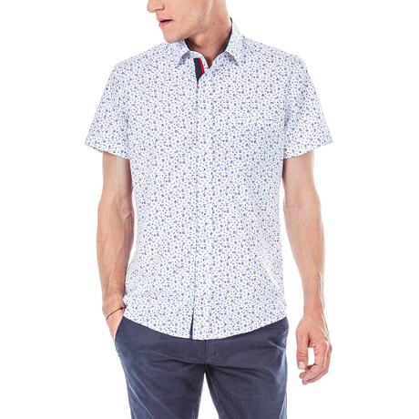 Hadyn Short-Sleeve Button Up // White (S)