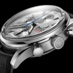 Brellum Duobox Chronometer Silver Automatic // DB.CH.100 (M Strap (6.30"-7.09"))