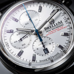 Brellum Duobox Chronometer Silver Automatic // DB.CH.100 (M Strap (6.30"-7.09"))