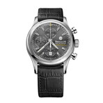 Brellum Duobox Chronometer Grey Automatic // DB.CH.121 (M Strap (6.30"-7.09"))