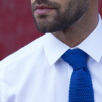 Tricot Knitted Tie // Royal Blue 