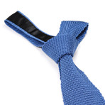 Tricot Knitted Tie // Blue Sky