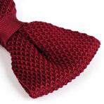 Silk Bow Tie // Dark Red