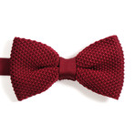 Silk Bow Tie // Dark Red