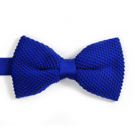Silk Bow Tie // Elephant Blue