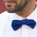 Silk Bow Tie // Elephant Blue